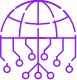 Cloud and edge orchestration icon